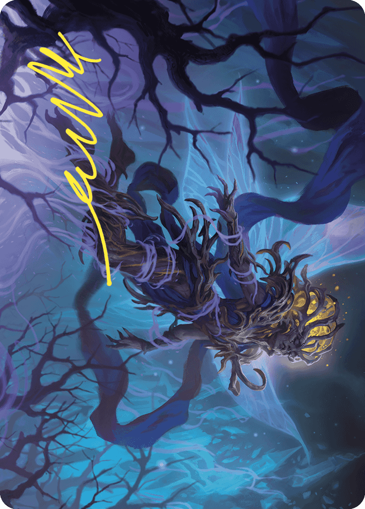 Sleep-Cursed Faerie Art Card (Gold-Stamped Signature) [Wilds of Eldraine Art Series] | Boutique FDB TCG