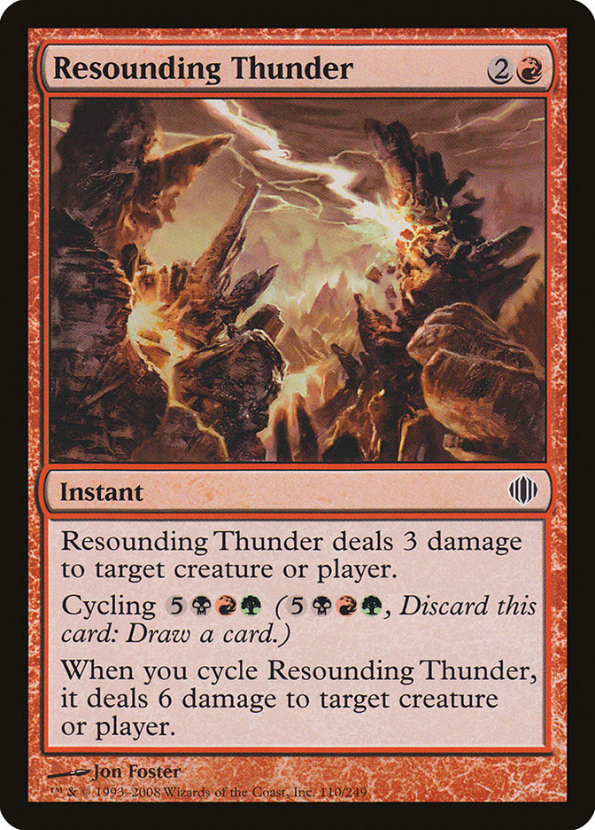 Resounding Thunder [Shards of Alara] | Boutique FDB TCG