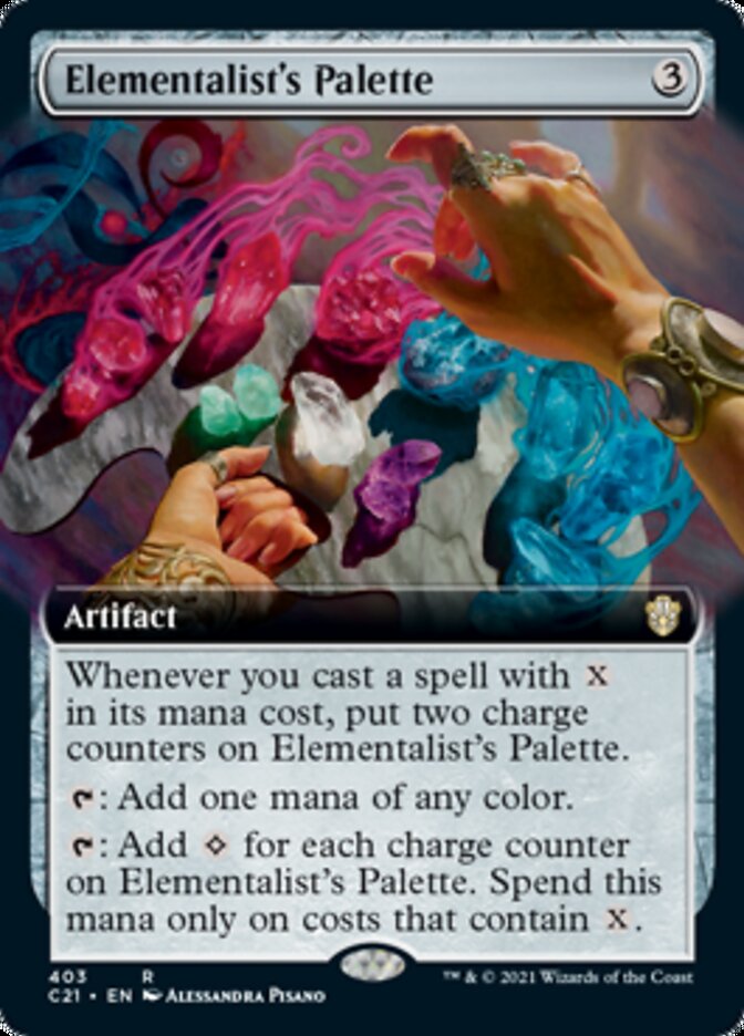Elementalist's Palette (Extended Art) [Commander 2021] | Boutique FDB TCG