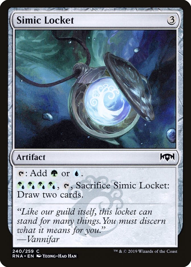 Simic Locket [Ravnica Allegiance] | Boutique FDB TCG