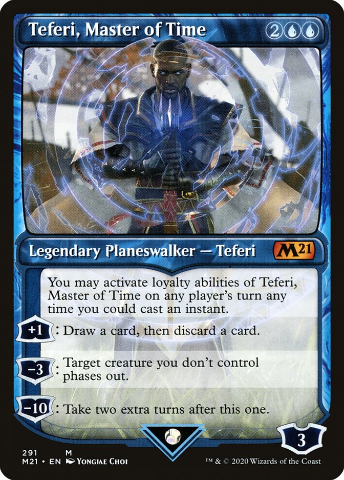 Teferi, Master of Time (Showcase) (291) [Core Set 2021] | Boutique FDB TCG