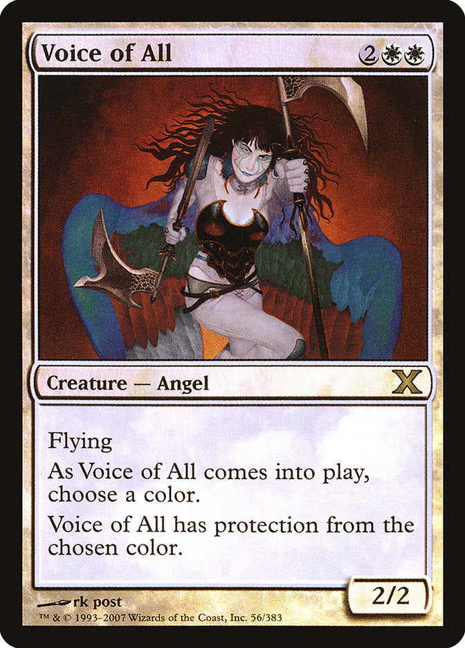 Voice of All (Premium Foil) [Tenth Edition] | Boutique FDB TCG