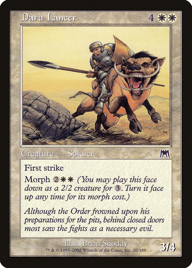 Daru Lancer [Onslaught] | Boutique FDB TCG