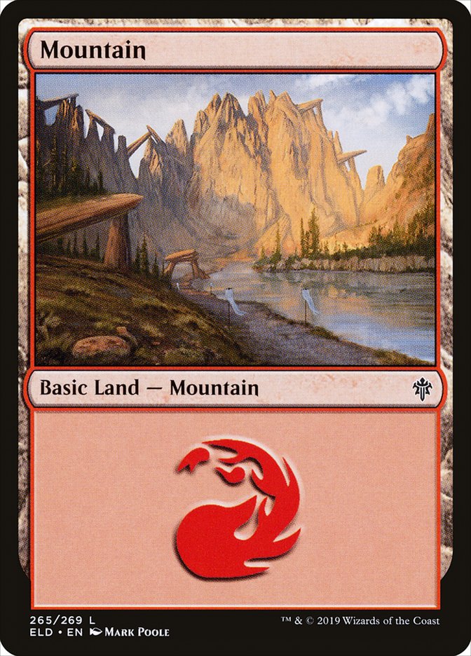 Mountain (265) [Throne of Eldraine] | Boutique FDB TCG