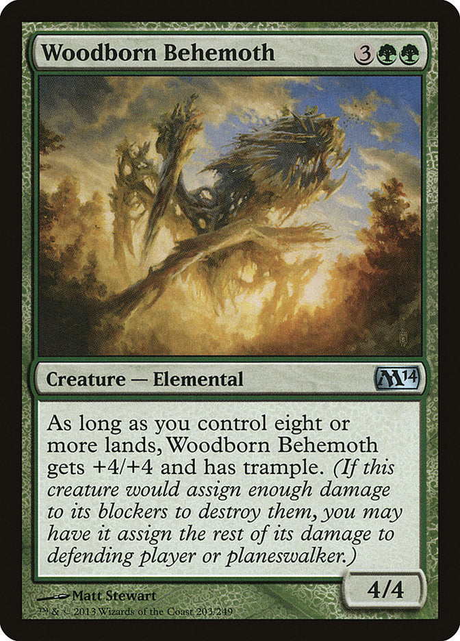 Woodborn Behemoth [Magic 2014] | Boutique FDB TCG