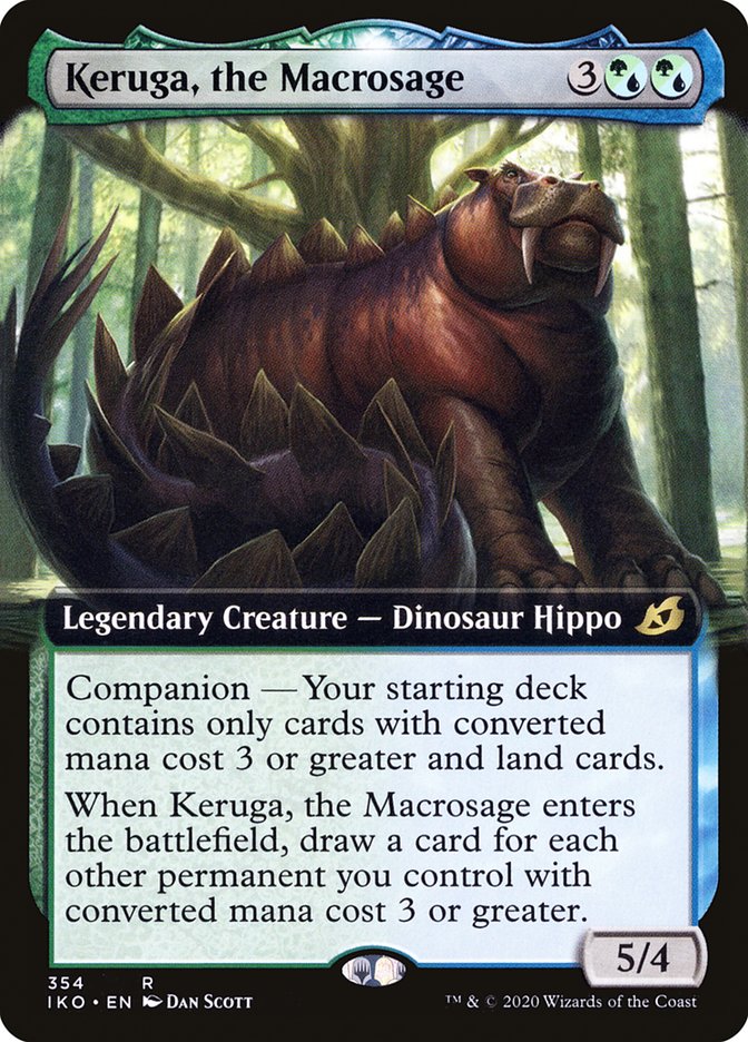 Keruga, the Macrosage (Extended Art) [Ikoria: Lair of Behemoths] | Boutique FDB TCG