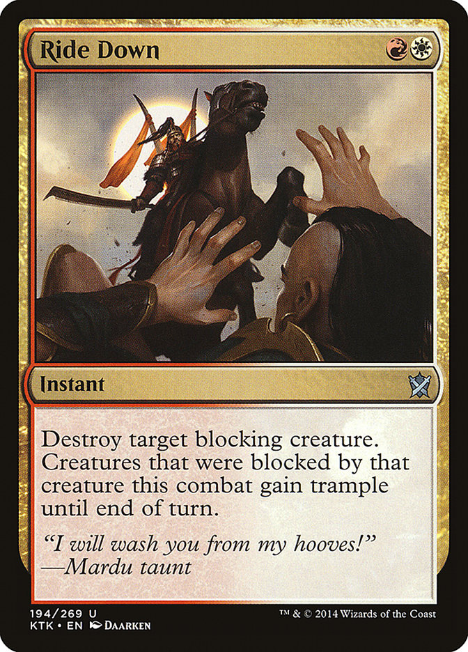 Ride Down [Khans of Tarkir] | Boutique FDB TCG