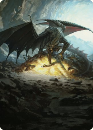 Ancient Copper Dragon Art Card (04) [Commander Legends: Battle for Baldur's Gate Art Series] | Boutique FDB TCG