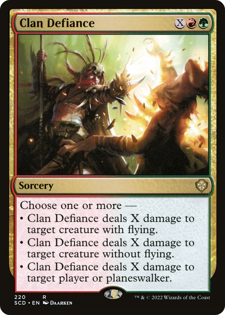 Clan Defiance [Starter Commander Decks] | Boutique FDB TCG