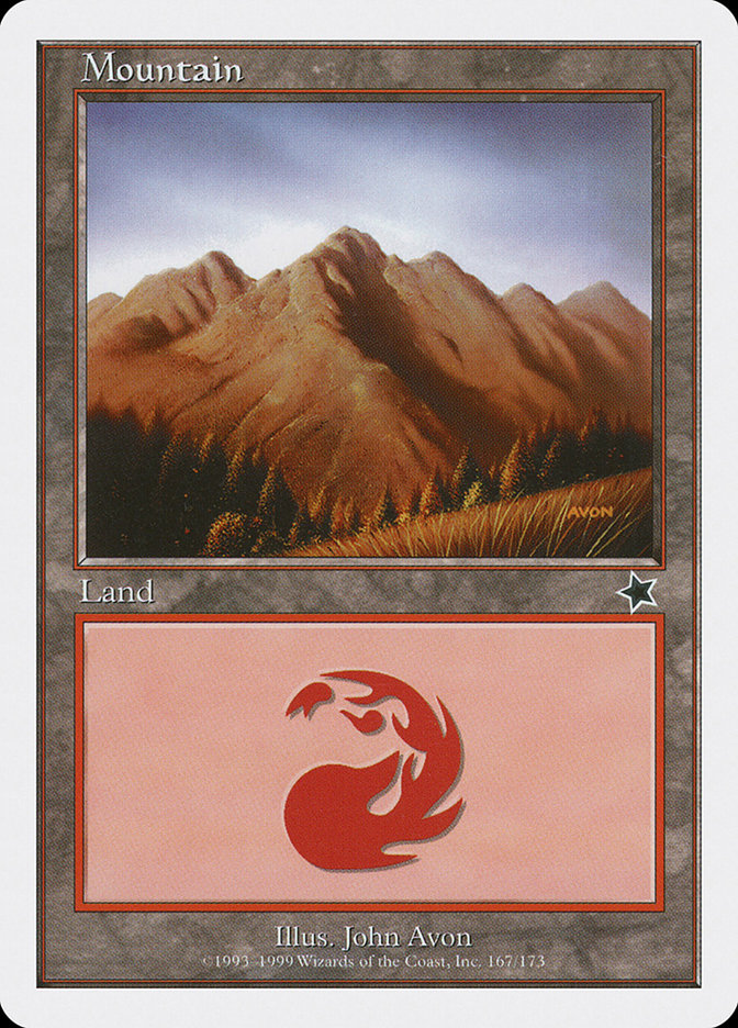 Mountain (167) [Starter 1999] | Boutique FDB TCG