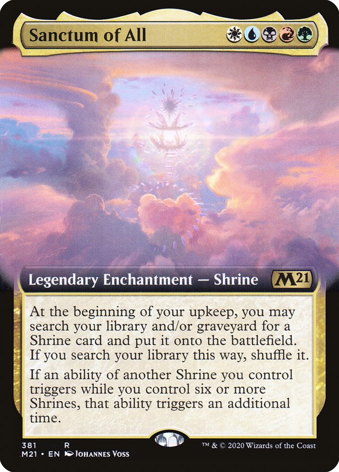 Sanctum of All (Extended Art) [Core Set 2021] | Boutique FDB TCG