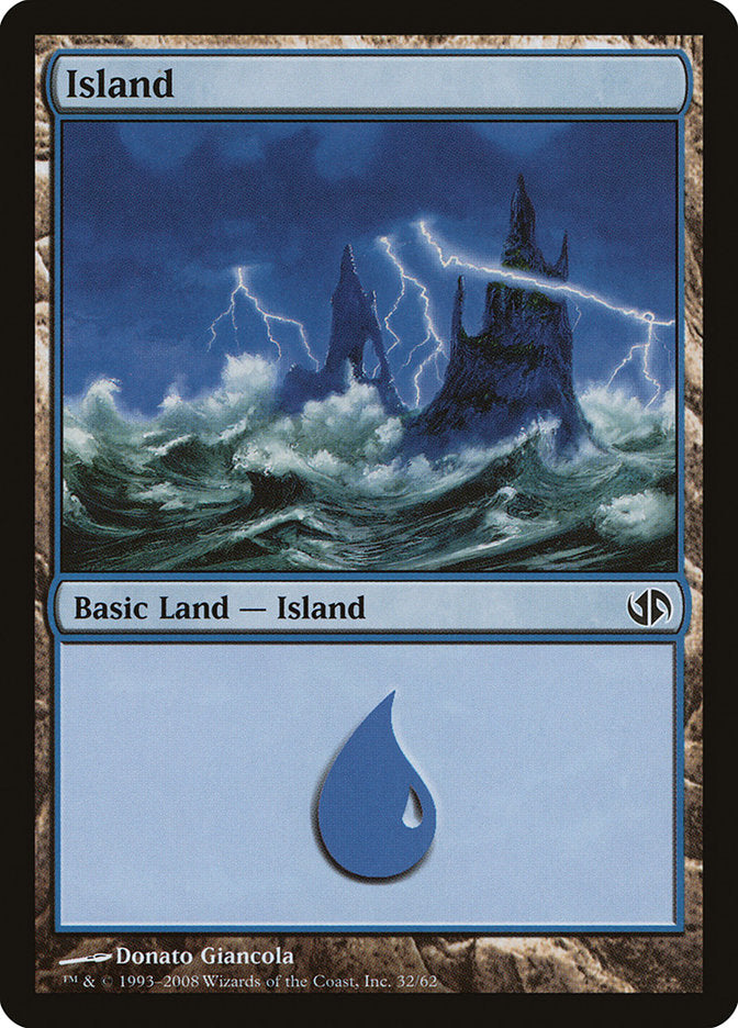 Island (32) [Duel Decks: Jace vs. Chandra] | Boutique FDB TCG