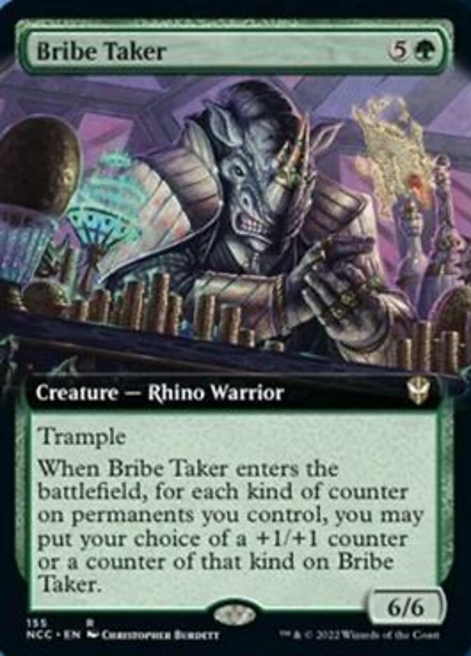 Bribe Taker (Extended Art) [Streets of New Capenna Commander] | Boutique FDB TCG