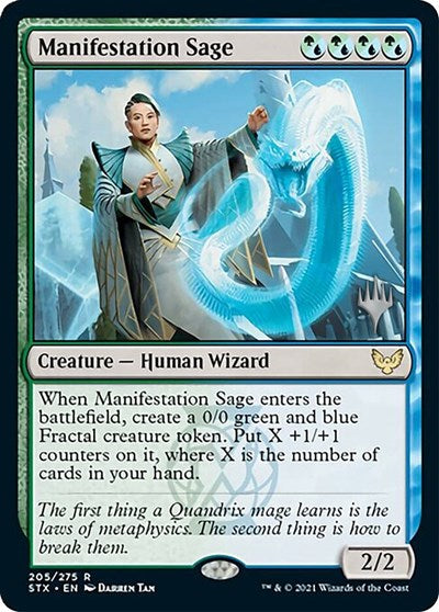 Manifestation Sage (Promo Pack) [Strixhaven: School of Mages Promos] | Boutique FDB TCG