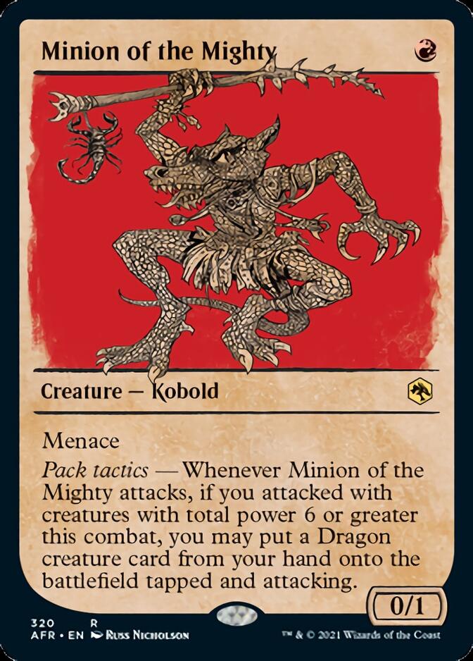 Minion of the Mighty (Showcase) [Dungeons & Dragons: Adventures in the Forgotten Realms] | Boutique FDB TCG