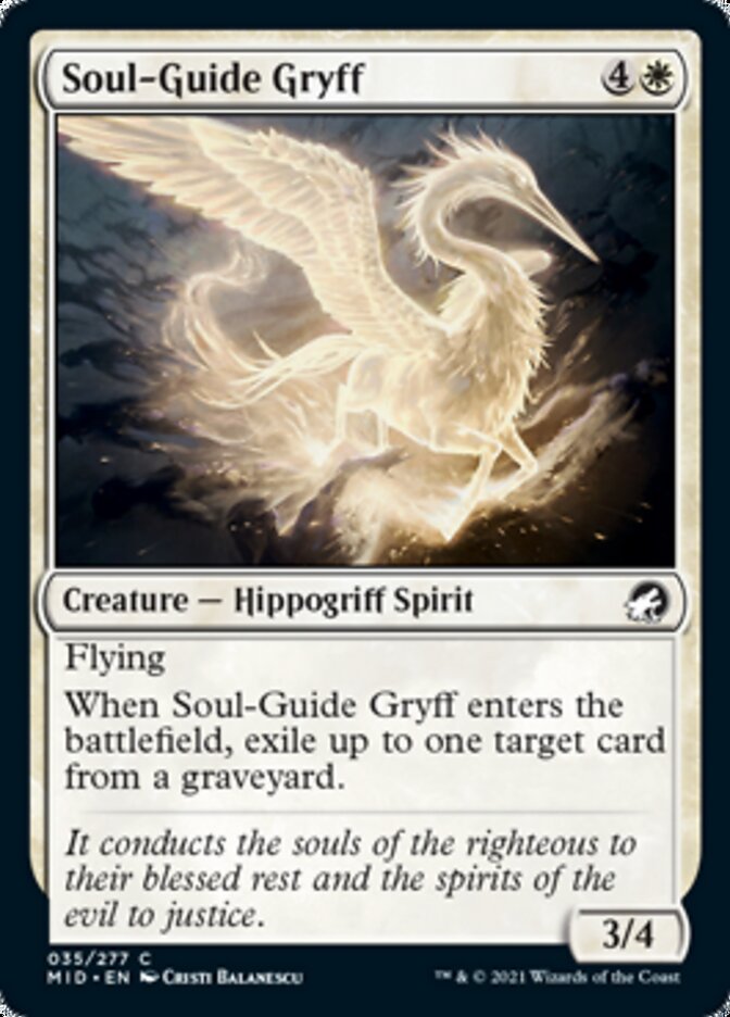 Soul-Guide Gryff [Innistrad: Midnight Hunt] | Boutique FDB TCG