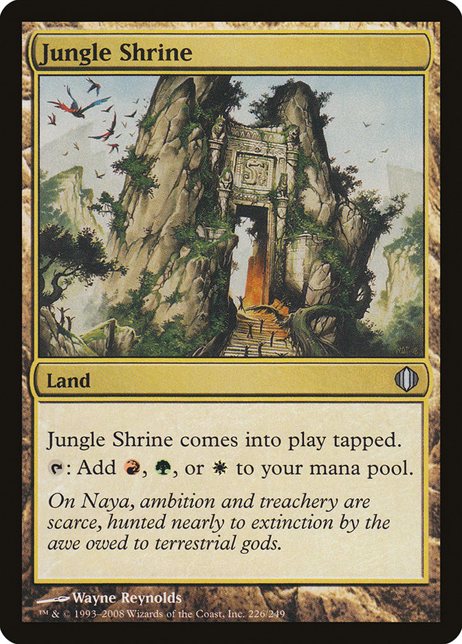 Jungle Shrine [Shards of Alara] | Boutique FDB TCG