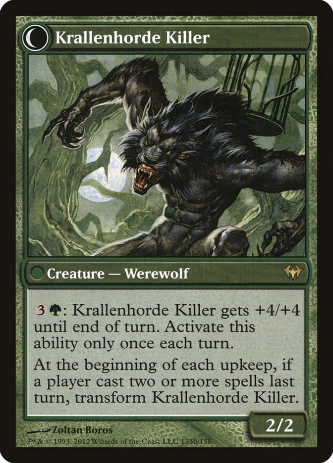 Wolfbitten Captive // Krallenhorde Killer [Dark Ascension] | Boutique FDB TCG