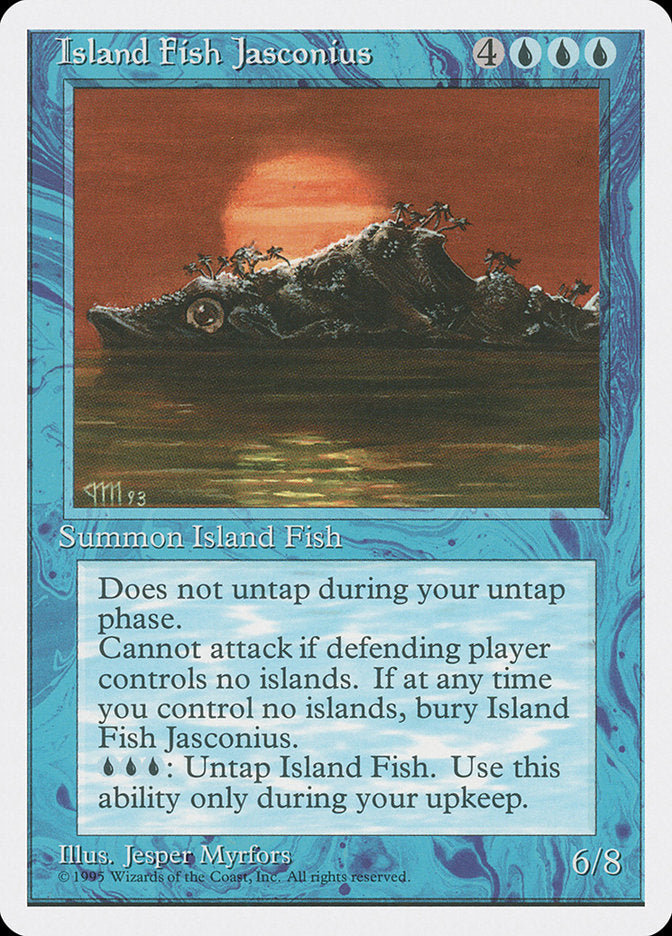 Island Fish Jasconius [Fourth Edition] | Boutique FDB TCG