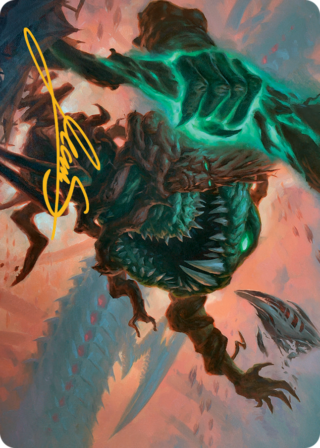 Yargle and Multani Art Card (Gold-Stamped Signature) [March of the Machine Art Series] | Boutique FDB TCG