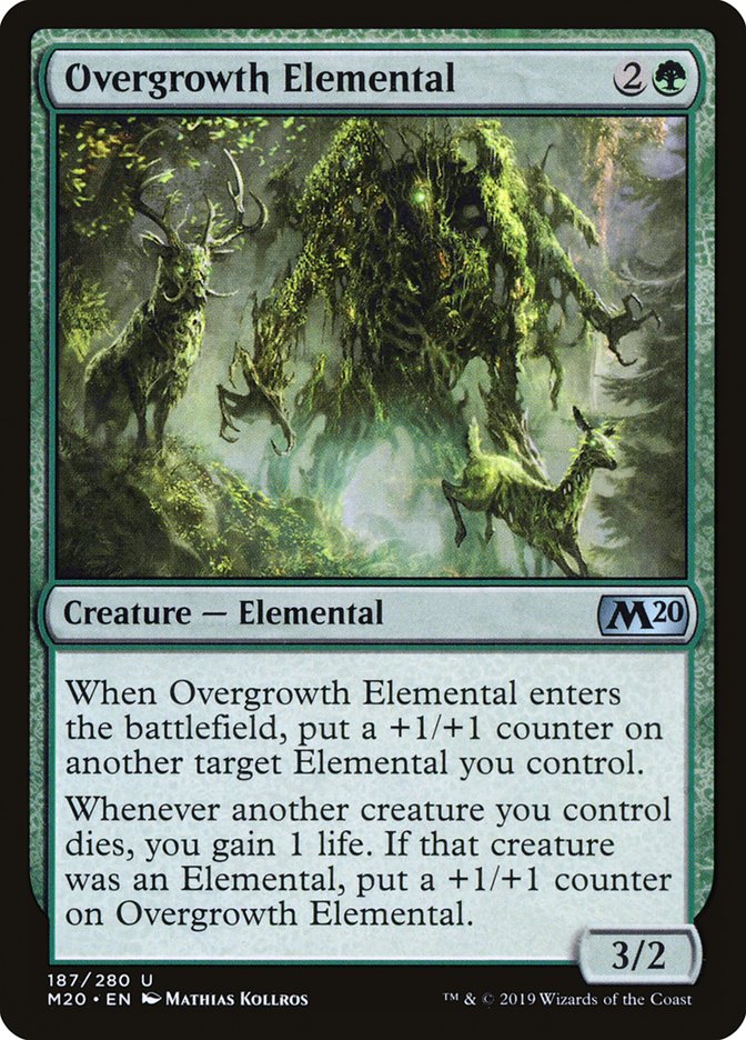 Overgrowth Elemental [Core Set 2020] | Boutique FDB TCG