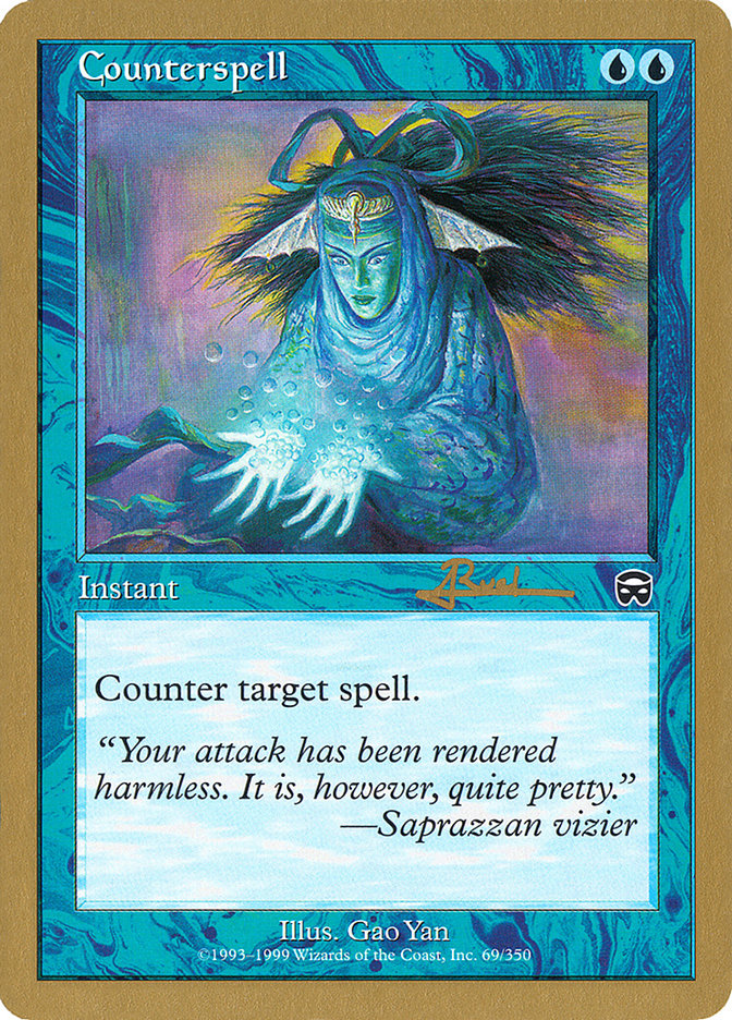 Counterspell (Antoine Ruel) (MMQ) [World Championship Decks 2001] | Boutique FDB TCG