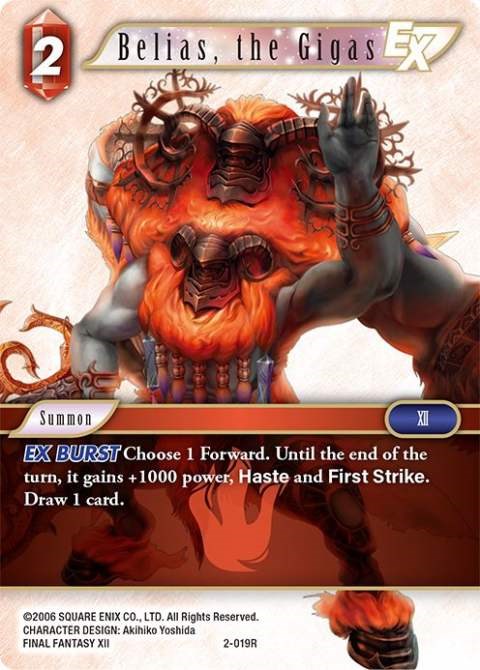 Belias, the Gigas EX [Opus II] | Boutique FDB TCG