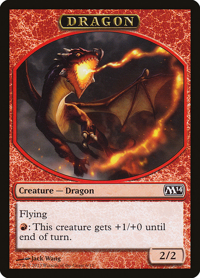 Dragon Token [Magic 2014 Tokens] | Boutique FDB TCG