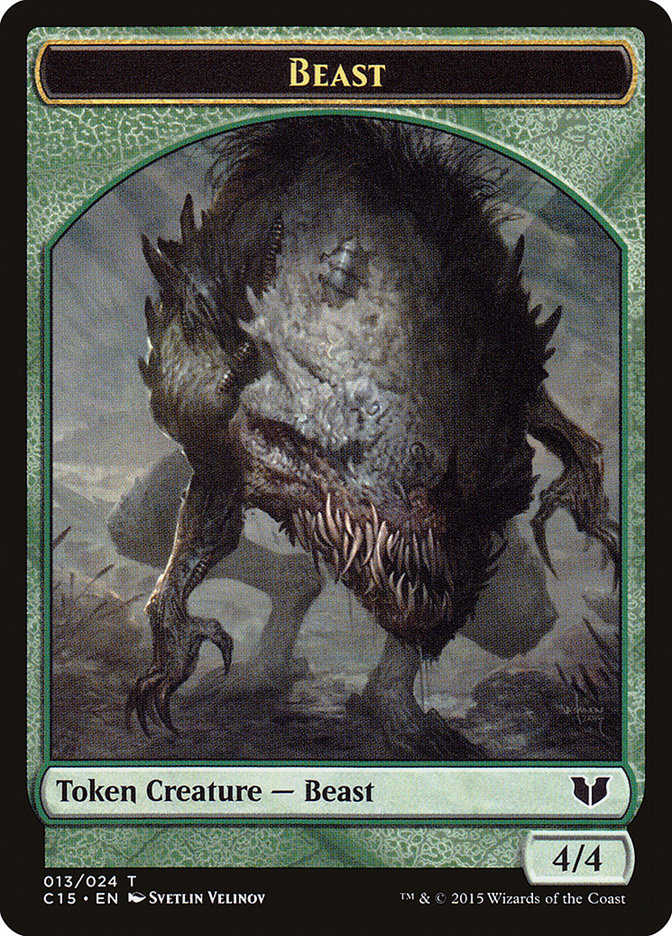 Beast // Snake (017) Double-Sided Token [Commander 2015 Tokens] | Boutique FDB TCG