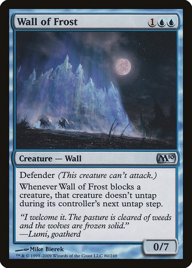 Wall of Frost [Magic 2010] | Boutique FDB TCG