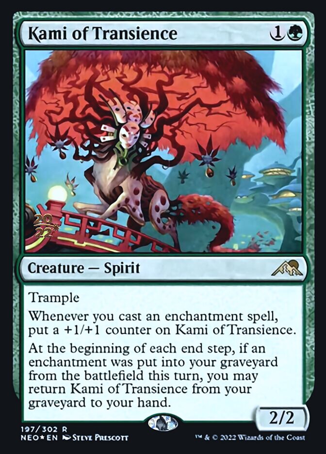 Kami of Transience [Kamigawa: Neon Dynasty Prerelease Promos] | Boutique FDB TCG