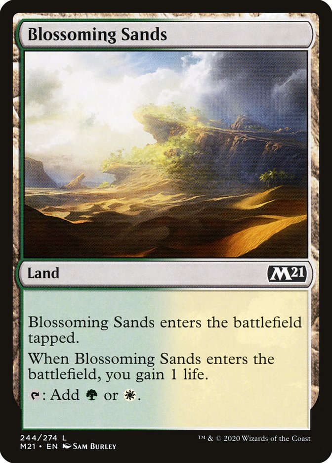 Blossoming Sands [Core Set 2021] | Boutique FDB TCG