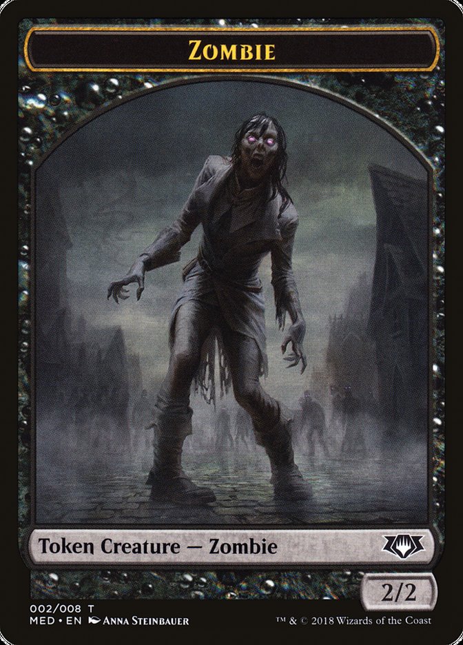 Zombie Token [Mythic Edition Tokens] | Boutique FDB TCG