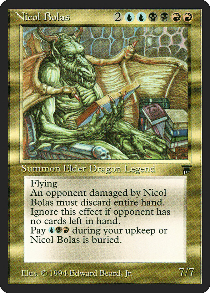 Nicol Bolas [Legends] | Boutique FDB TCG