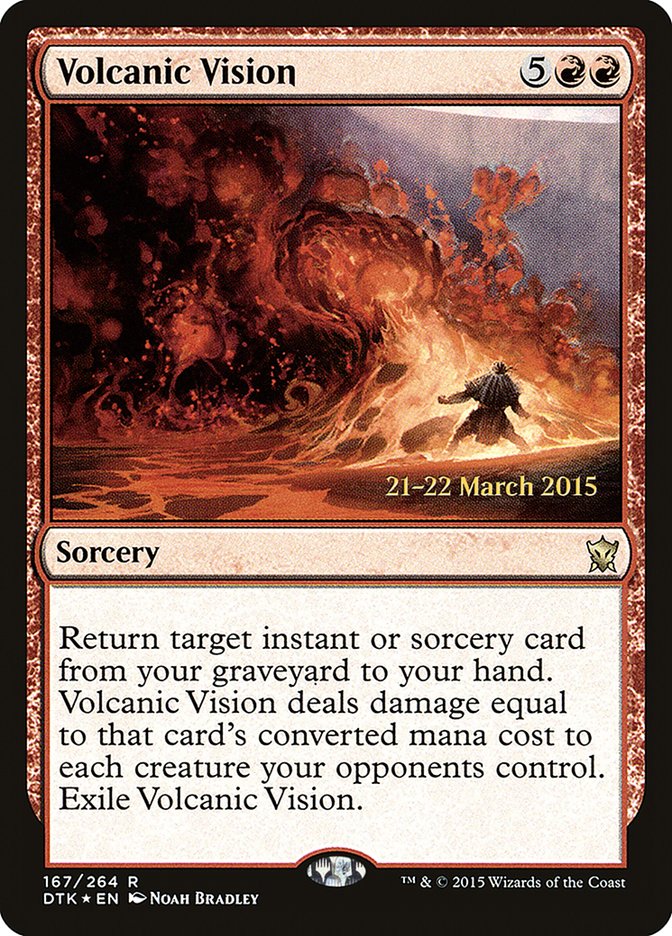 Volcanic Vision [Dragons of Tarkir Prerelease Promos] | Boutique FDB TCG