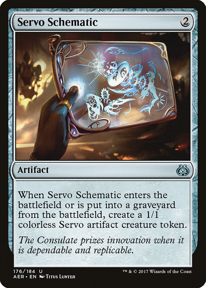 Servo Schematic [Aether Revolt] | Boutique FDB TCG