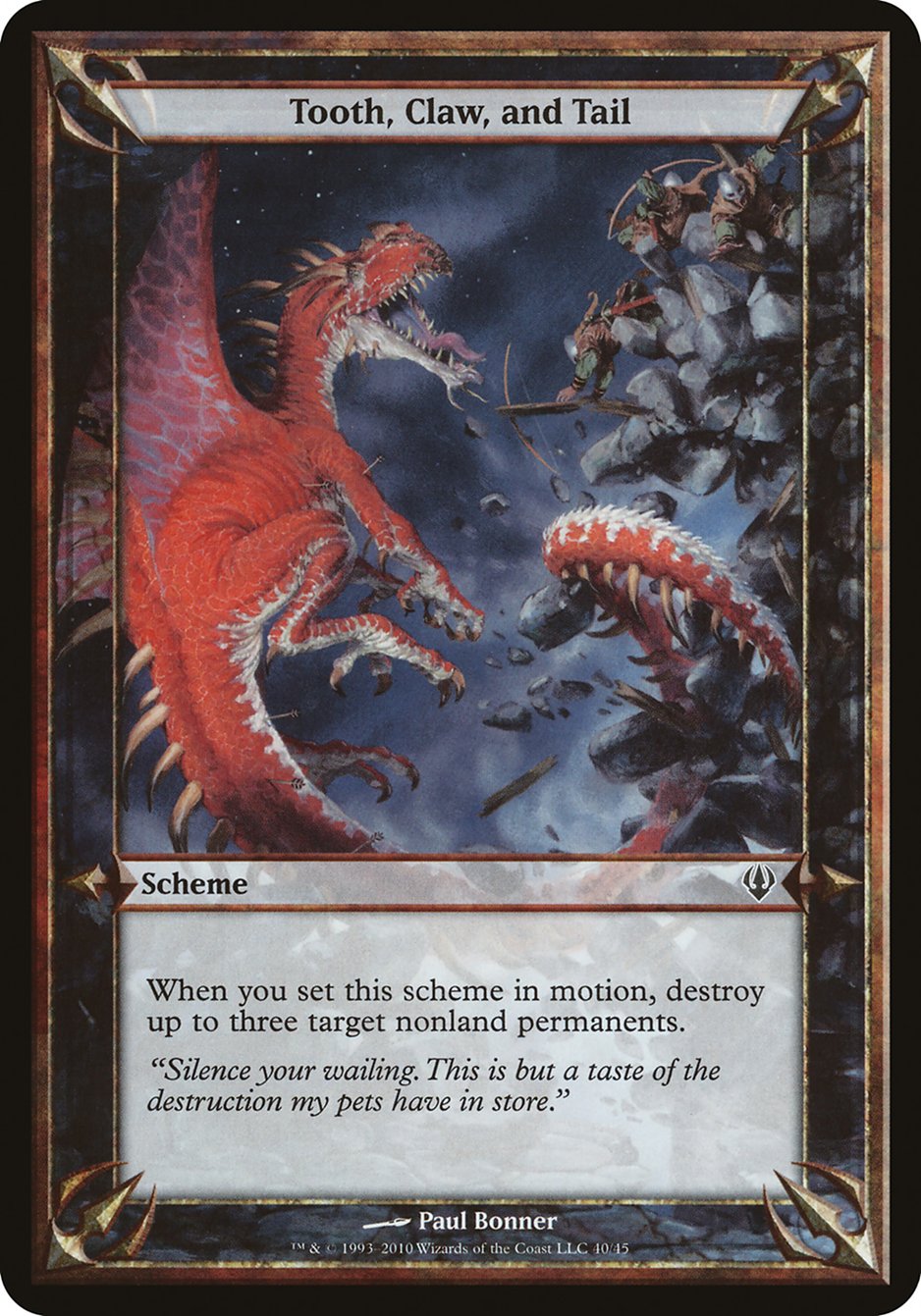 Tooth, Claw, and Tail (Schemes) [Archenemy Schemes] | Boutique FDB TCG