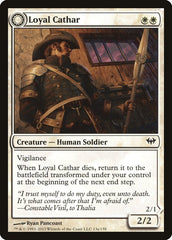 Loyal Cathar // Unhallowed Cathar [Dark Ascension] | Boutique FDB TCG