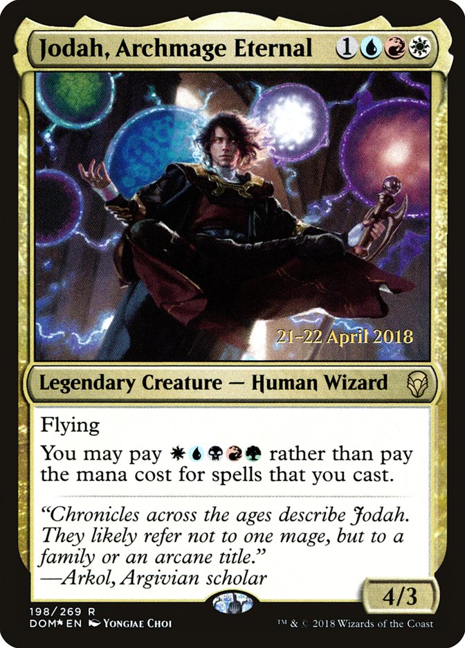 Jodah, Archmage Eternal [Dominaria Prerelease Promos] | Boutique FDB TCG