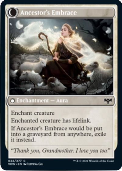 Kindly Ancestor // Ancestor's Embrace [Innistrad: Crimson Vow] | Boutique FDB TCG