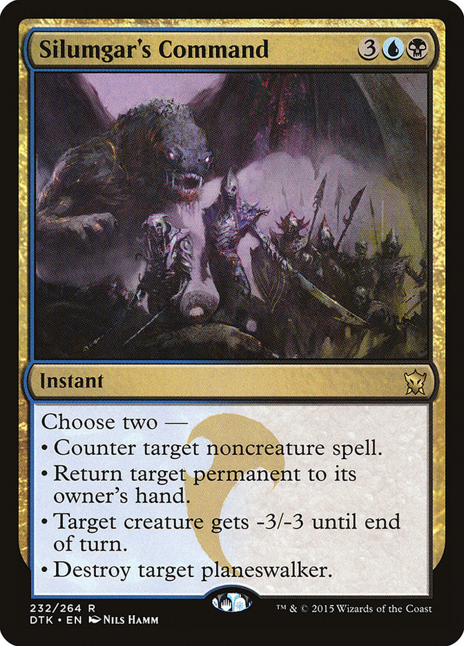 Silumgar's Command [Dragons of Tarkir] | Boutique FDB TCG