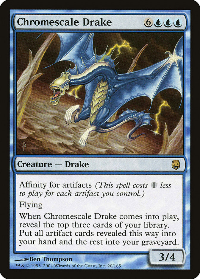 Chromescale Drake [Darksteel] | Boutique FDB TCG