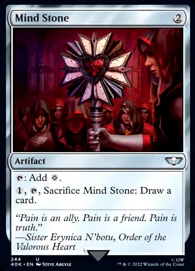 Mind Stone (244) (Surge Foil) [Warhammer 40,000] | Boutique FDB TCG