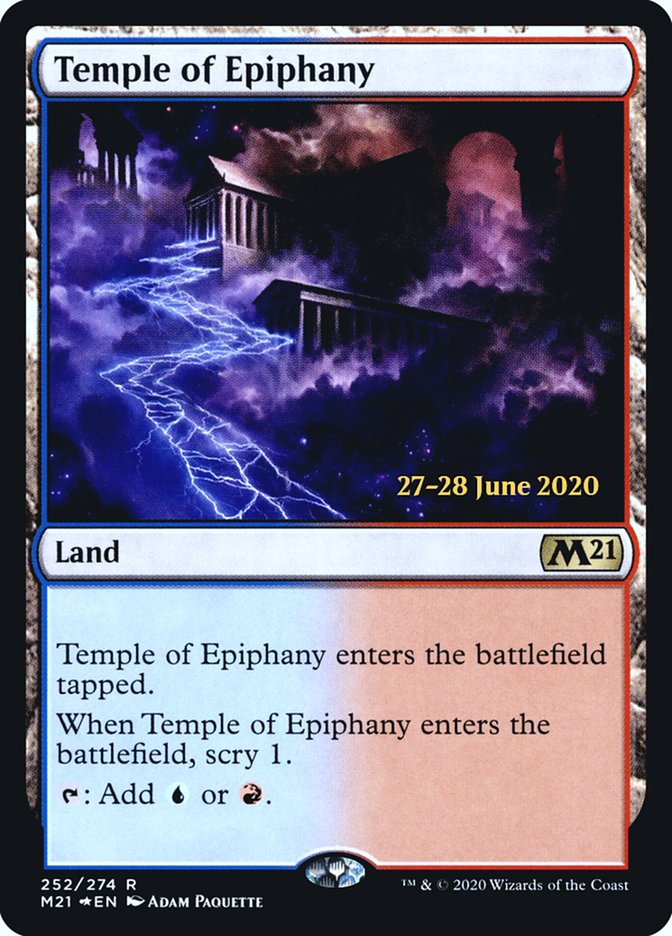 Temple of Epiphany [Core Set 2021 Prerelease Promos] | Boutique FDB TCG