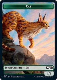 Cat (020) // Dog Double-Sided Token [Core Set 2021 Tokens] | Boutique FDB TCG