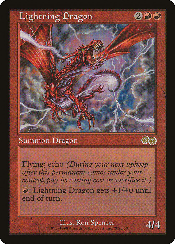 Lightning Dragon [Urza's Saga] | Boutique FDB TCG