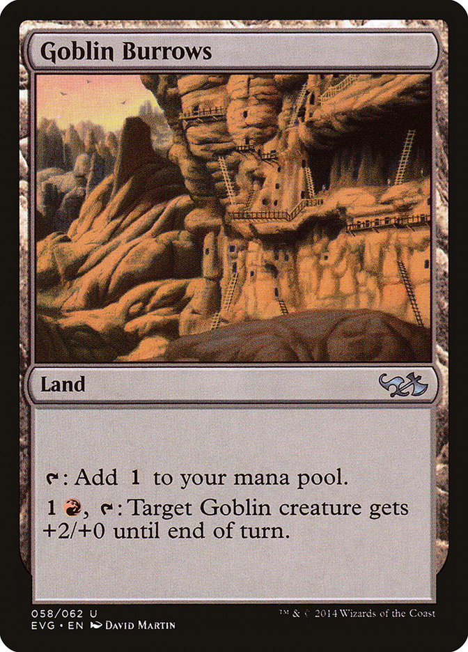 Goblin Burrows (Elves vs. Goblins) [Duel Decks Anthology] | Boutique FDB TCG