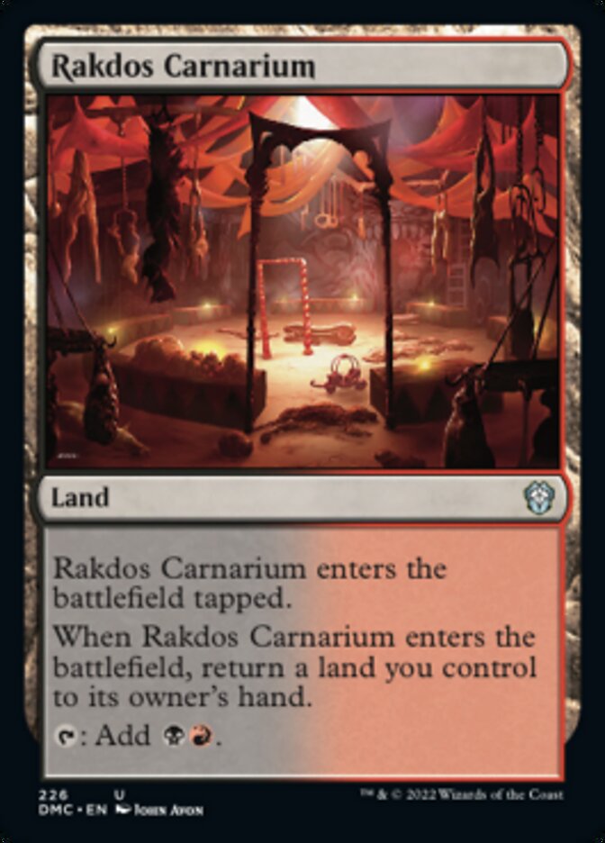 Rakdos Carnarium [Dominaria United Commander] | Boutique FDB TCG