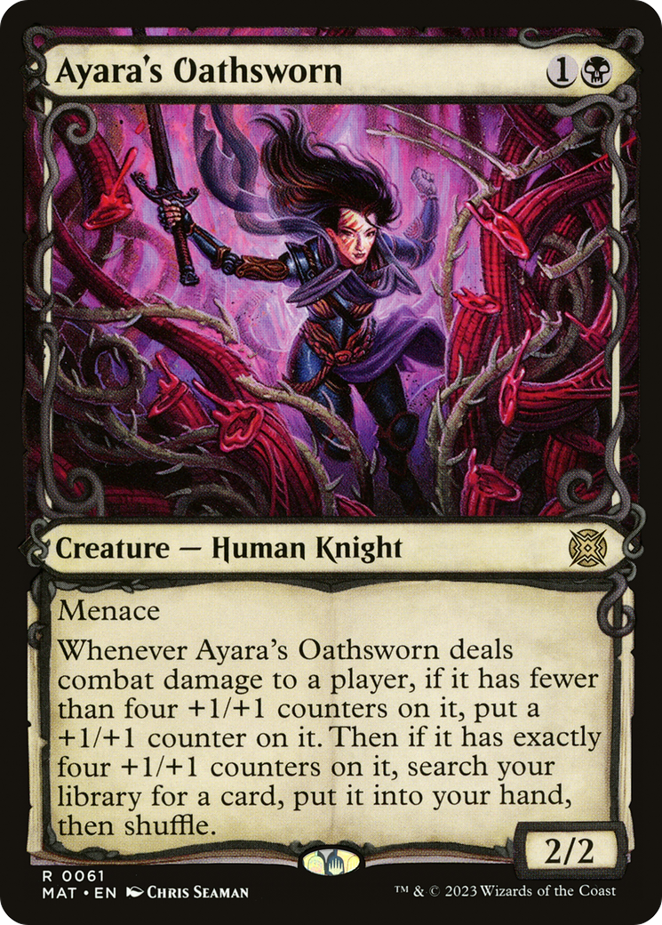 Ayara's Oathsworn (Showcase) [March of the Machine: The Aftermath] | Boutique FDB TCG