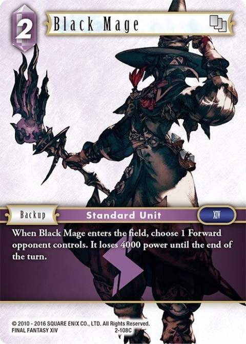 Black Mage [Opus II] | Boutique FDB TCG